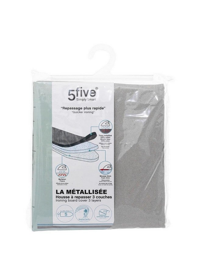 Five Simply Smart 3-Layer Ironing Board Cover Light Grey 105-110 x 30-40 cm 186112 - Image 2